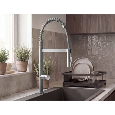 Kitchen Spring Coil Tap ATCAMA Silver