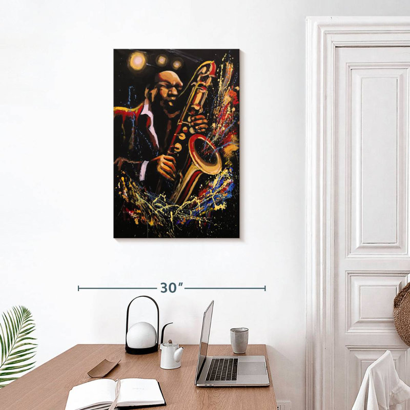 Abarca Jazz Acrylic, 30" H x 20" W