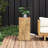 , End Table, Wood-Like Distressed Finish, 27.01-Inch High, Natural Color Pattern, Indoor Outdoor Decor Arrangements 27.01" Height, Hue Scheme, Functional For-1807092379-1807092373