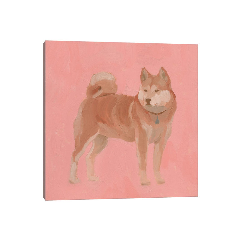 Shiba Inu I by Jacob Green - Wrapped Canvas Painting, 45.72 cm H x 45.72 cm W x 3.175 cm D
