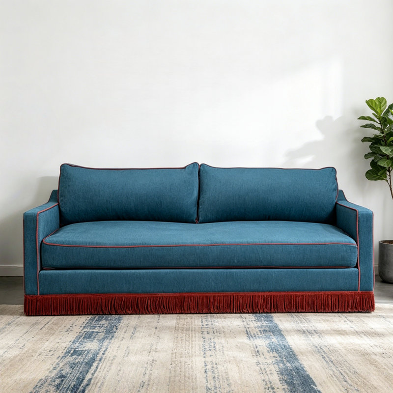Retro Blue Sofa