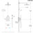 Wall Mount 12" High-Pressure Rainfall Shower Faucet, Dual Rainfall Shower Head System with Thermostatic Valve-103352447