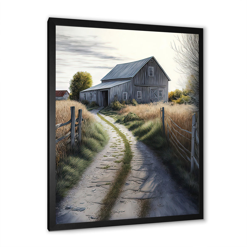 Art mural Aynsley, Impression noire sur toile encadrée, H 20 po x l 12 po x P 1 po