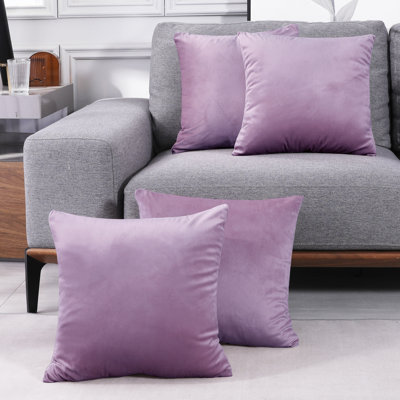 Decorative Throw Soft Linen Cushion Covers Pillow Covers (Set of 4)