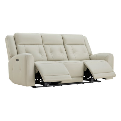 87'' Genuine Leather Power Reclining Sofa
