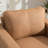 Swivel Single Tech Cloth Square Arm Accent Chair with Pillow-129588745