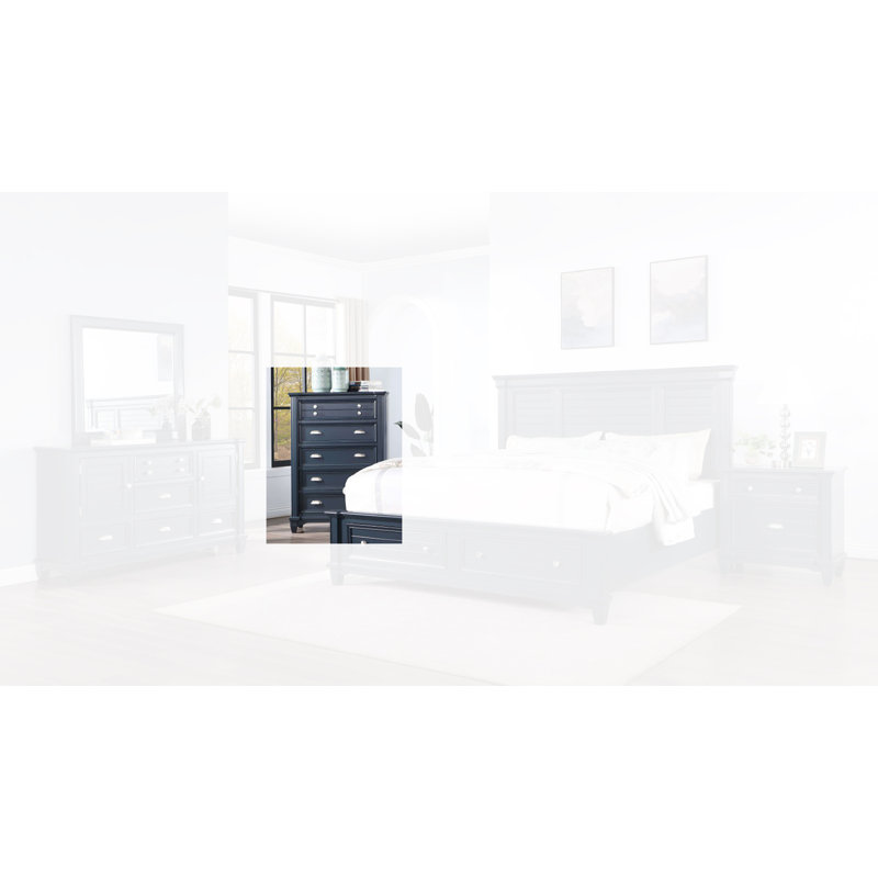 Commode 5 tiroirs Glenston
