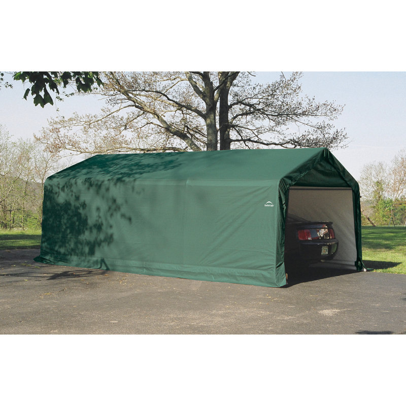 ShelterCoat 13 x 20 ft. Garage Peak STD, Green