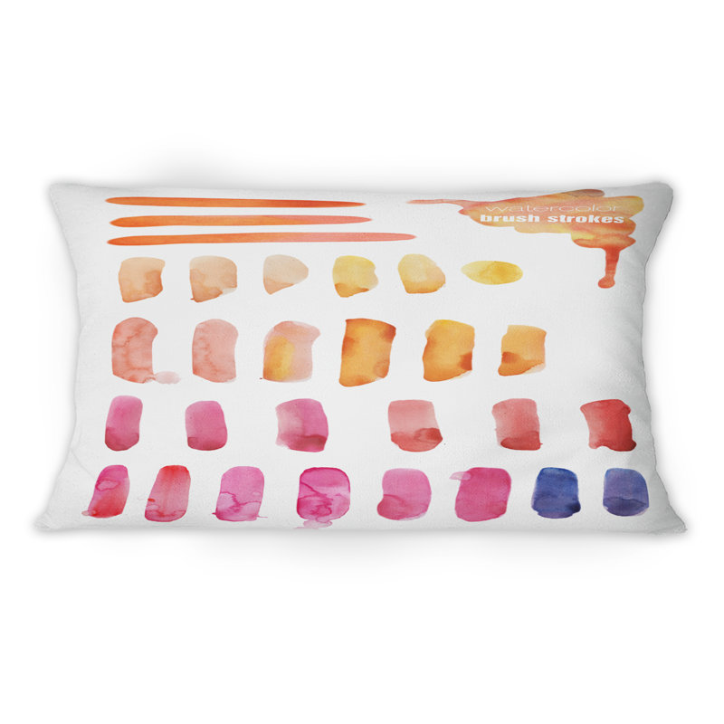 Coussin Shades Of Watercolor Elements