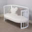 Oasis Oval Cot With Oval Mattress, White-66582777