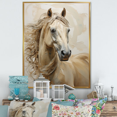 Portrait de cheval sophistiqué I