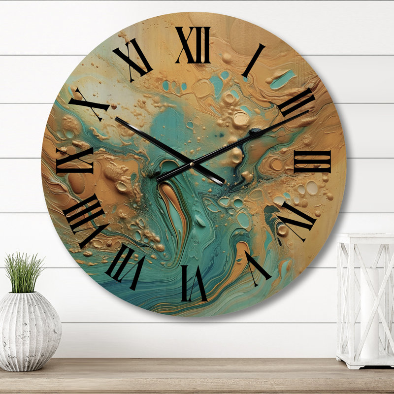 Horloge murale en bois massif Surber, Moyenne