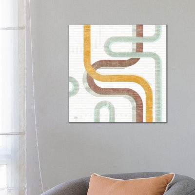 Subway Lines I by Melissa Averinos - Wrapped Canvas Print