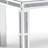 31" Silver Wood Dining Table