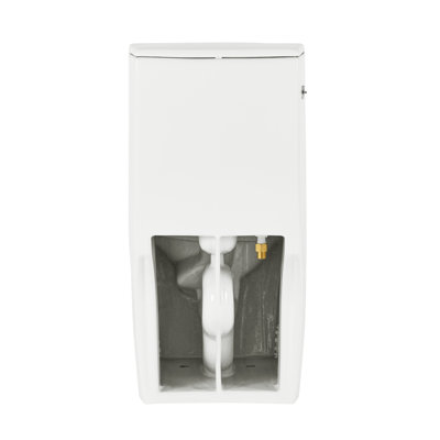 St. Tropez One Piece Elongated Toilet Right Side Flush 1.28 gpf