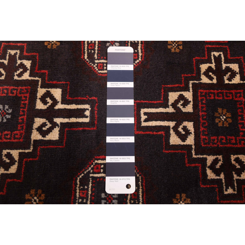Teimani Navy Rug 4'2" x 6'9"