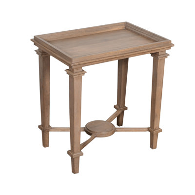 Melody 28'' Tall Solid Mango Wood End Table