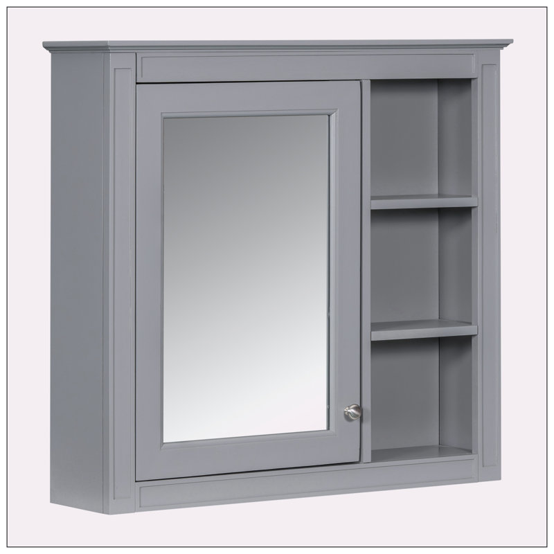 Pharmacie murale 30 "x 28", Gris