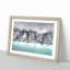 Fog over Baffin Island in Canada in Abstract - Picture Frame Graphic Art Print-55723461-55723460