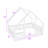 Wood House-Shaped Floor Bed With Guardrails-1670967922-1670967924