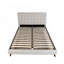 Grand lit tapissier avec 2 tables de chevet