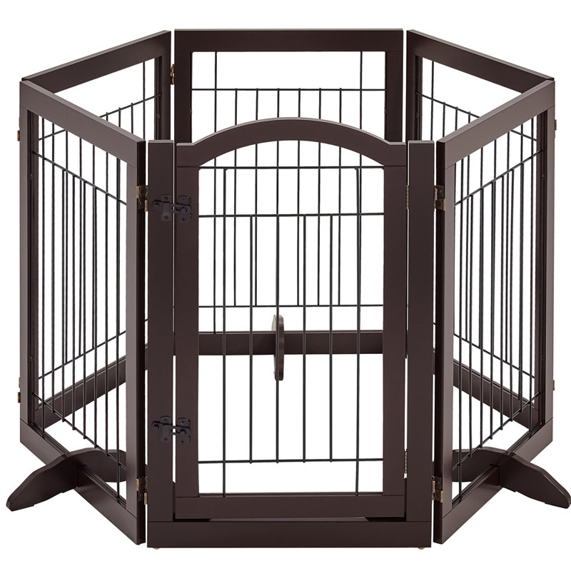 Barrière pour animaux autoportante, Espresso