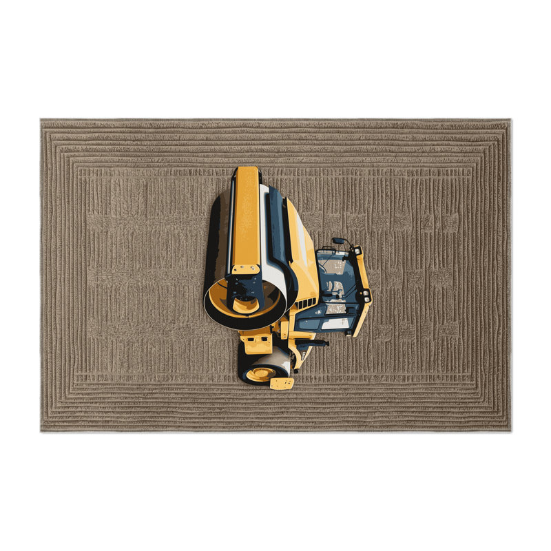 Tapis intérieur et extérieur gris Transport, Rectangulaire 8 pi x 10 pi
