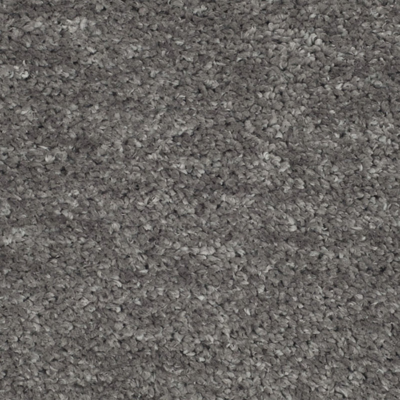 Anacortes Shag Hand Tufted Performance Solid Color Rug, Round 8'