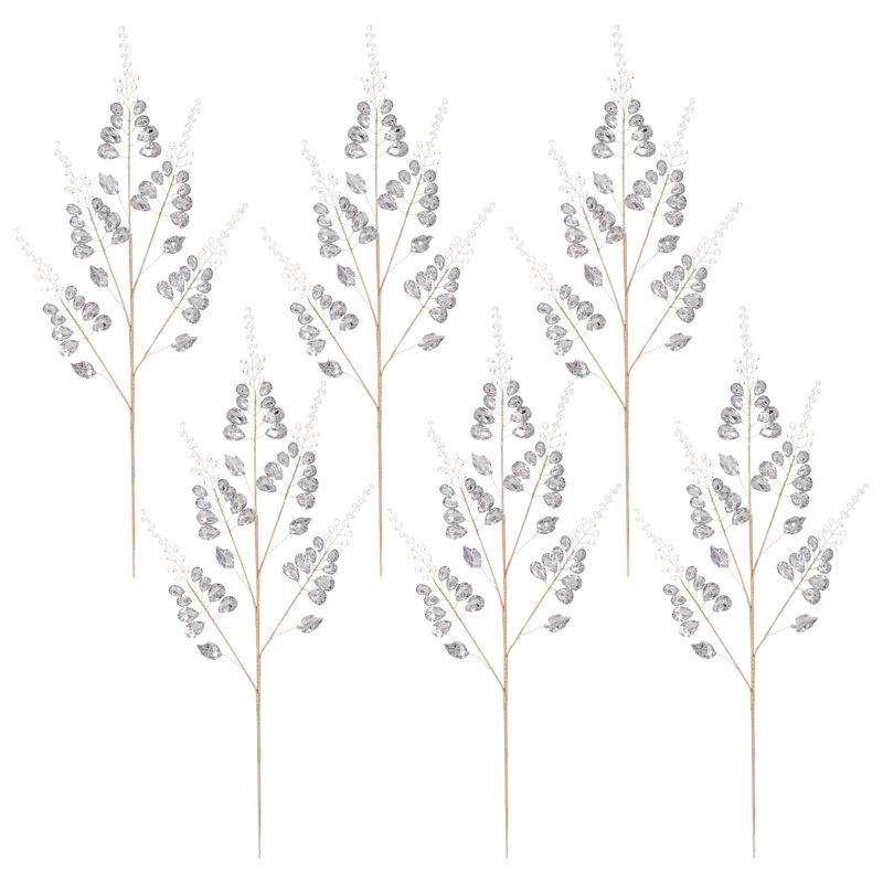 Shimmer Leaf Bead Spray, 28 Inches