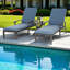 Chaise longue d'extérieur en aluminium Cheshire-966873895