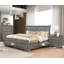 Table de chevet avec USB, gris-1580418630