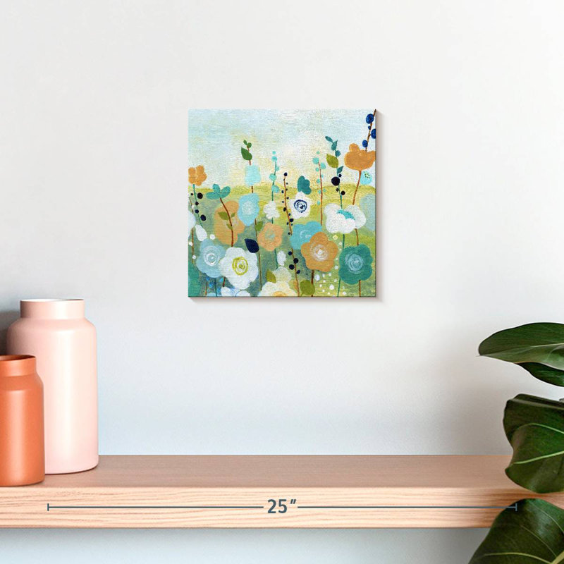 Champ de fleurs Matisse I, H 10 po x l 10 po