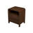 Solid Wood Nightstand With Two Drawers