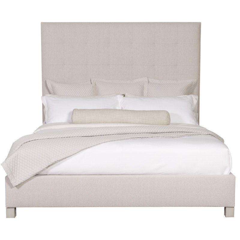 Grace / Griffin Tufted King Bed, Worthy Snow, Casa Blanca
