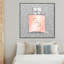 «Paris Glitter Spring, Paris Glitter Perfume», impression sur toile gris moderne pour le bain-71090724-71090738