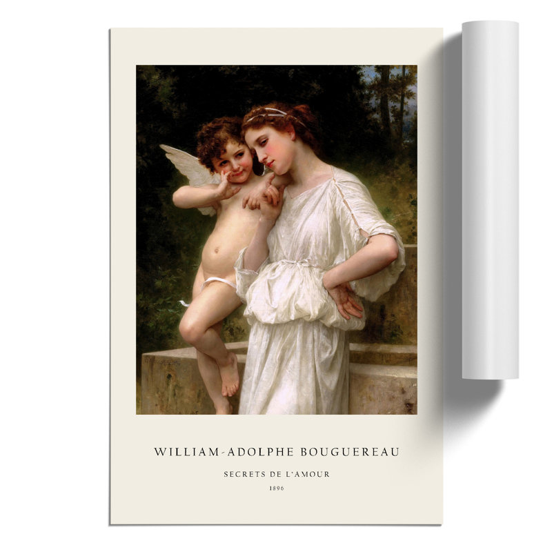 Secrets I Love by William-Adolphe Bouguereau - No Frame Print, 30cm H x 21cm W x 0.1cm D