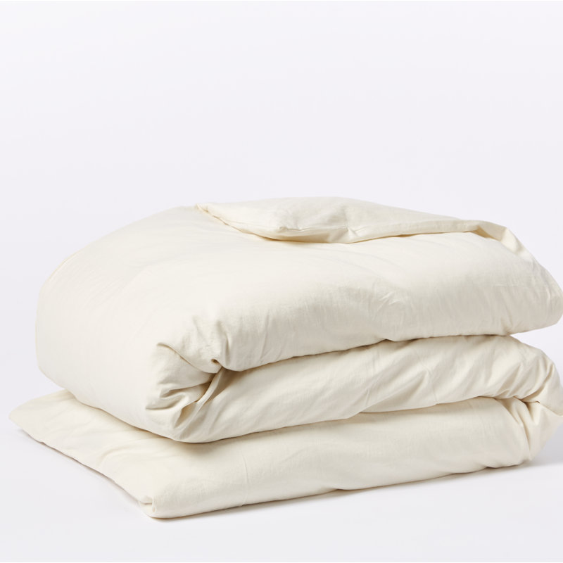 Cloud Soft Sateen Sateen Duvet Cover, Twin Duvet Cover, Undyed
