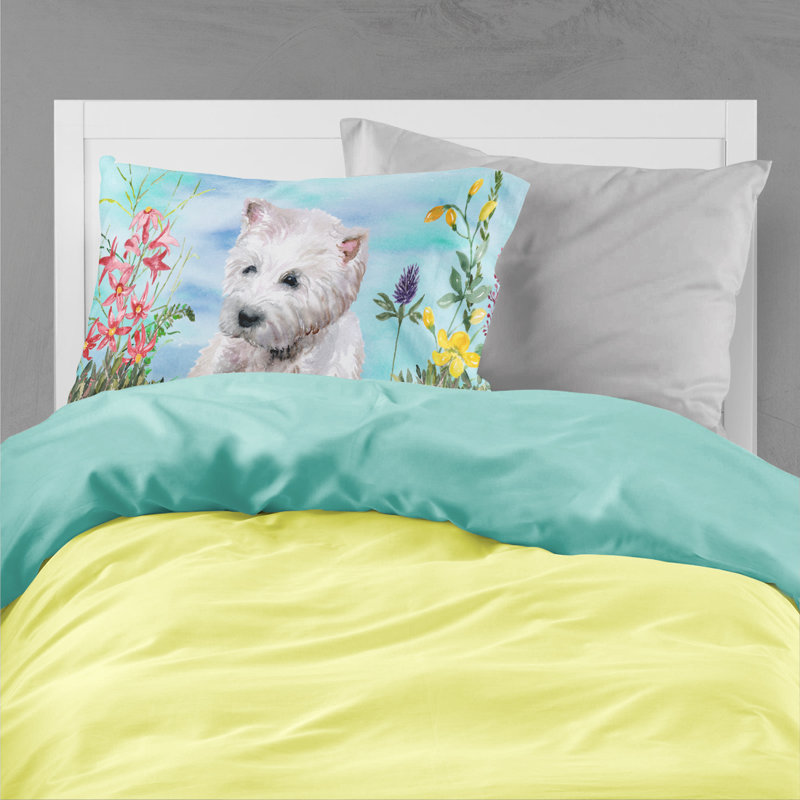 Taie d’oreiller spring, Westie