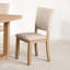 Chaise de salle à manger 4 pièces à finition naturelle-606016381