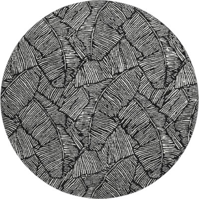 Premium Machine Washable Prisco Black Rug