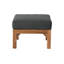Porschea Outdoor Teak Ottoman-1630159689