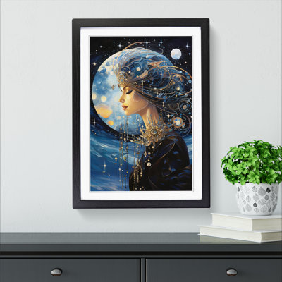 Galaxy Art Deco No.2 Framed Print