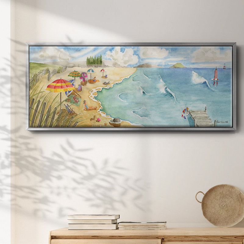 Sand and Surf- Framed Canvas