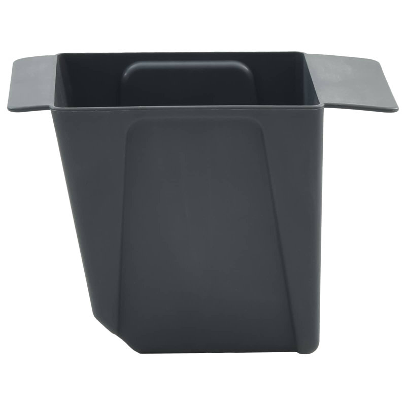  Boîtes à fleurs pour palettes européennes 12 pièces grises 5,31 po x 3,54 po x 3,74 po, 3.74" H x 5.31" W x 3.54" D, Grey