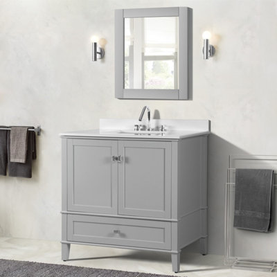 37” Single Vanity with Quartz Top