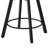 Elyan Swivel Upholstered Counter Stool with Metal Frame-94400231