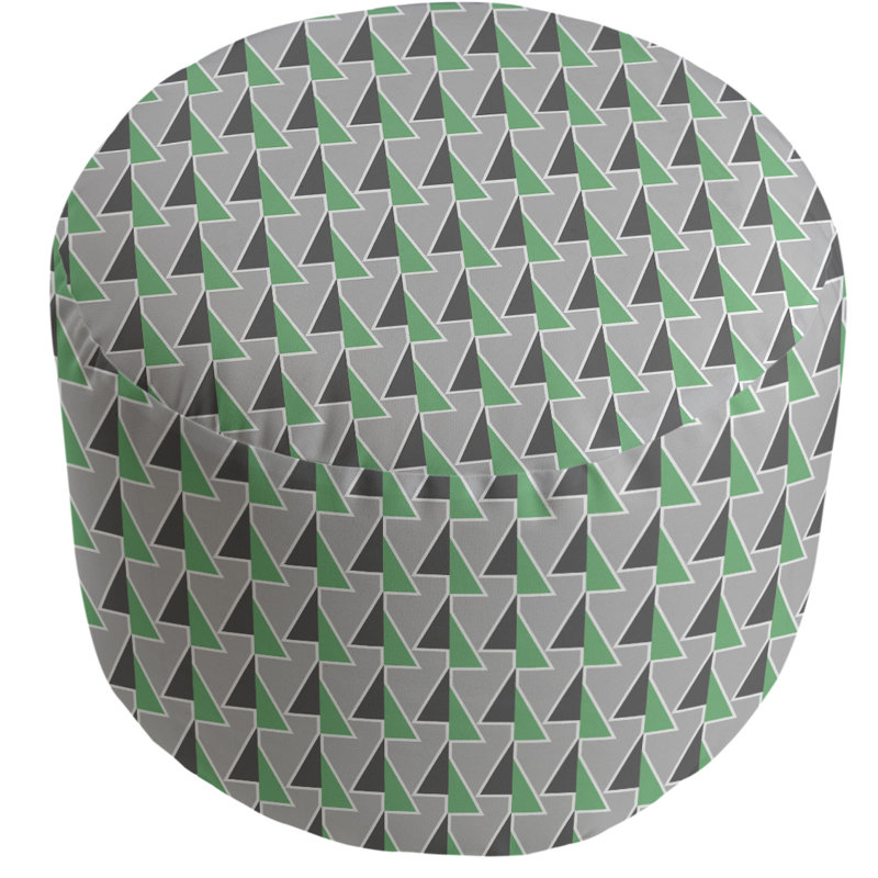 repose-pieds à motifs shifted arrows, Vert