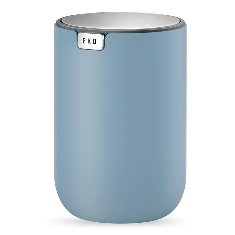 Plastic Swing Top Countertop Waste Bin - 1.5L, Blue