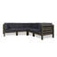 Canapé modulaire d'extérieur 30,25 po avec coussins-1188782844