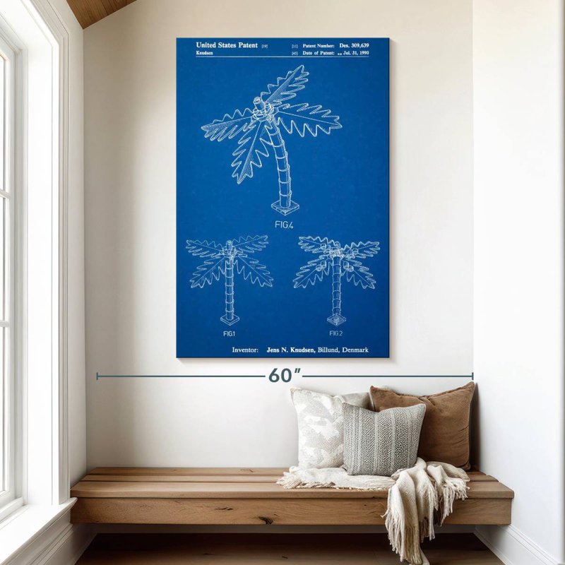 Blueprint Lego Tree Laelle Poster, 51" H x 34" W